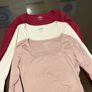 hollister fitted long sleeve